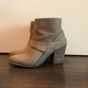Aldo Beige Suede Booties